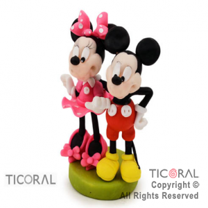 ADOR MICKEY Y MINNIE ABRAZADOS x 1